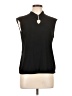 T Tahari Black Sleeveless Blouse Size L - photo 1