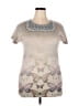 Assorted Brands Gray Tan Short Sleeve T-Shirt Size XL (estimated) - photo 1