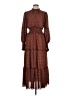 Max Studio 100% Polyester Brown Casual Dress Size L - photo 1