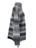 Crescent Metallic Gray Turtleneck Sweater Size S - photo 4