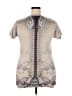 Assorted Brands Gray Tan Short Sleeve T-Shirt Size XL (estimated) - photo 2