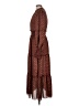 Max Studio 100% Polyester Brown Casual Dress Size L - photo 5