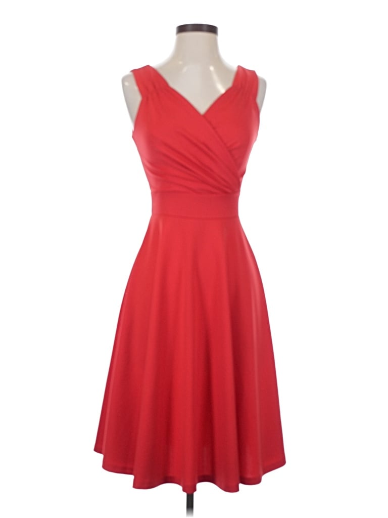 Pre-owned Grace Karin Cocktail Dress In Red