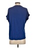 Pleione 100% Polyester Blue Short Sleeve Blouse Size XS - photo 2