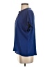 Pleione 100% Polyester Blue Short Sleeve Blouse Size XS - photo 5