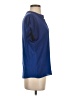 Pleione 100% Polyester Blue Short Sleeve Blouse Size XS - photo 4