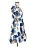Assorted Brands 100% Polyester Tropical Blue Casual Dress Size S - photo 4