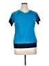 Avia Color Block Blue Short Sleeve T-Shirt Size 12 - 14 - photo 1