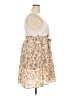 Unbranded 100% Polyester Floral Ivory Casual Dress Size 2XL - photo 4