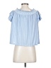 American Eagle Outfitters Blue Short Sleeve Blouse Size S - photo 2
