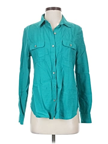 Calvin Klein Long Sleeve Button-Down Shirt (view 1)