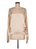 Generation Love 100% Silk Tan Long Sleeve Silk Top Size M - photo 1