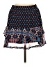 Wallflower 100% Polyester Print Blue Casual Skirt Size M - photo 1
