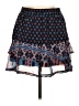 Wallflower 100% Polyester Print Blue Casual Skirt Size M - photo 2