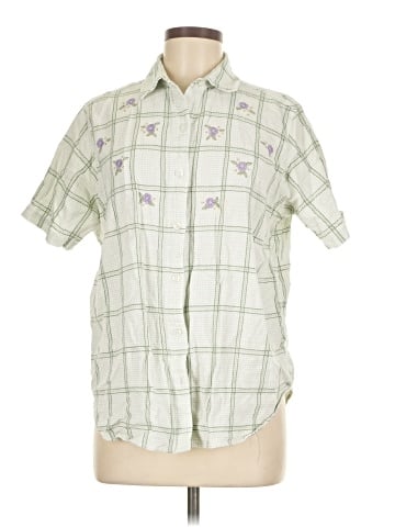 Classic Elements Short Sleeve Button-Down Shirt (view 1)
