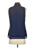 Banana Republic 100% Polyester Blue Sleeveless Blouse Size 2 - photo 2