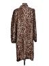 Shein 100% Polyester Animal Print Brown Casual Dress Size 12 - photo 2