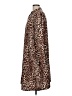 Shein 100% Polyester Animal Print Brown Casual Dress Size 12 - photo 5