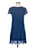 Francesca's 100% Polyester Blue Casual Dress Size S - photo 1
