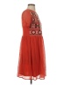 Zara 100% Polyester Red Orange Casual Dress Size S - photo 4