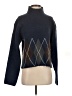 Lucky Brand Argyle Blue Turtleneck Sweater Size S - photo 1