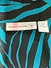 Susan Graver 100% Polyester Animal Print Teal Long Sleeve Blouse Size 3X - photo 7