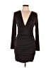 Unbranded Solid Black Cocktail Dress Size L - photo 1