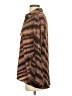 Grade & Gather 100% Polyester Chevron-herringbone Brown Long Sleeve Blouse Size S - photo 5