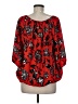 Vince Camuto Red 3/4 Sleeve Blouse Size M - photo 2