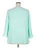 Van Heusen 100% Polyester Teal 3/4 Sleeve Blouse Size XXL - photo 2