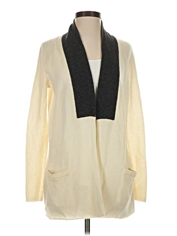 White + Warren Cashmere Cardigan (view 1)