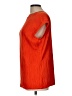 Unbranded Orange Short Sleeve Blouse Size L - photo 5