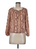 Veronica M. Brown Long Sleeve Blouse Size M - photo 1