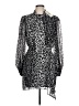Assorted Brands 100% Polyester Animal Print Silver Cocktail Dress Size EU 42 / US 12 - photo 1