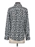 Rails 100% Rayon Animal Print Black Long Sleeve Blouse Size XS - photo 2