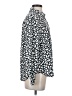Rails 100% Rayon Animal Print Black Long Sleeve Blouse Size XS - photo 4