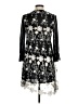 Young Essence 100% Polyester Floral Black Cocktail Dress Size M - photo 2