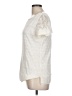 Max Studio Ivory Short Sleeve Blouse Size L - photo 5
