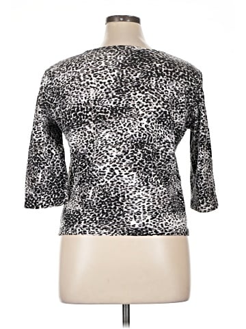 Anne Klein Sport 3/4 Sleeve T-Shirt (view 2)