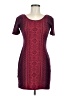 Mudd Graphic Burgundy Casual Dress Size M - photo 1