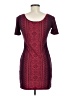Mudd Graphic Burgundy Casual Dress Size M - photo 2
