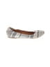 Nine West Stripes Gray Ivory Flats Size 11 - photo 1