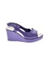Crocs Purple Wedges Size 7 - photo 1