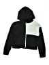 Marika 100% Polyester Color Block Black Zip Up Hoodie Size 10 - 12 - photo 1