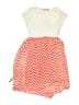 Speechless 100% Polyester Chevron-herringbone Ivory Dress Size 8 - photo 1