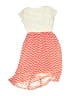 Speechless 100% Polyester Chevron-herringbone Ivory Dress Size 8 - photo 2