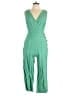 Boden Solid Green Jumpsuit Size 10 - photo 1