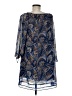 Alice + Olivia 100% Polyester Paisley Blue Cocktail Dress Size M - photo 2