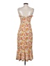 Hutch 100% Polyester Floral Orange Casual Dress Size XS - photo 2