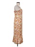Hutch 100% Polyester Floral Orange Casual Dress Size XS - photo 4